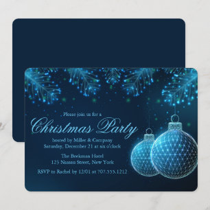 Convites Chic Decortions Baubles Corporate Christmas Party