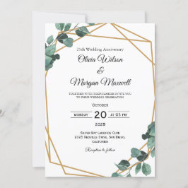 Convites Chic Esmeralda Verdura Casamento Aniversário 