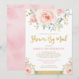Convites Chic Floral Chá de panela Por Mail Quarantine Part
