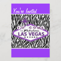 Chic Hip Las Vegas Festa de solteira Invites