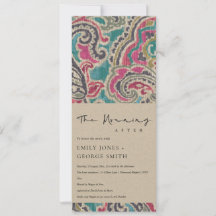 CHIC KRAFT BOHO IKAT TRIBAL PADRÃO MANHÃ APÓS