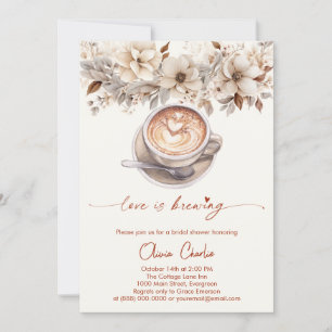 Convites Chic Love Está Fazendo Café De Chá de panela