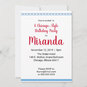 Convites Chicago Love  