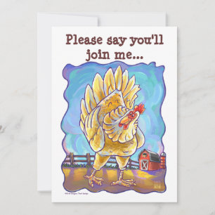 Convites Chicken Party Center