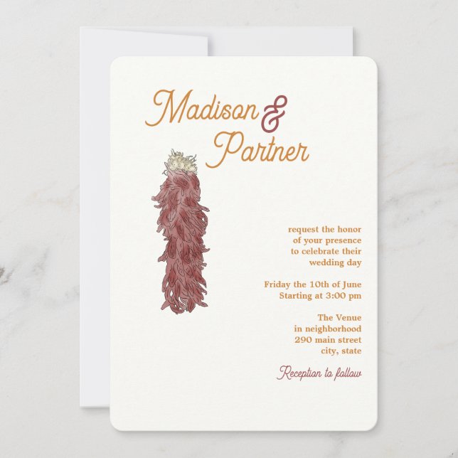 Convites Chili Wedding Suite (Frente)