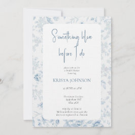 Convites Chinoiserie Algo Chá de panela Azul