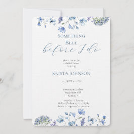 Convites Chinoiserie Algo Chá de panela Azul