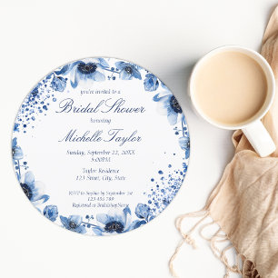 Convites Chinoiserie Asiática Light Blue Bridgerton