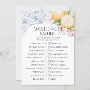 Convites Chinoiserie Lemon Tea Party Iria Jogar Preferencia