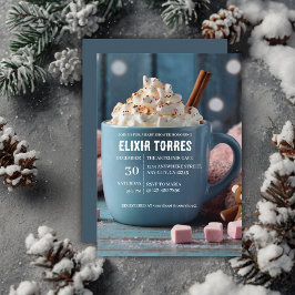 Convites Chocolate Quente com Chá de fraldas de Creme Ocupa