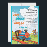 Convites Choo Choo Train Kids Cute Train<br><div class="desc">Todos a bordo do expresso de aniversário com o nosso Convite de Aniversário para Crianças do Choo Choo Choo Choo Train Kids Cute Train! Com um design alegre, este convite é perfeito para qualquer dia especial de um jovem maestro. Com texto personalizável e cores vibrantes, é certo que ele define...</div>