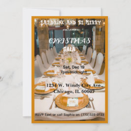 Convites Christmas Gala Invitation