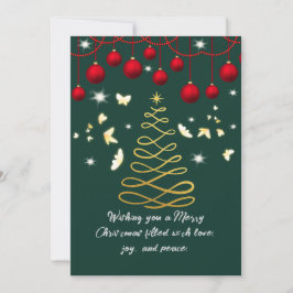 Convites Christmas Greetings Card
