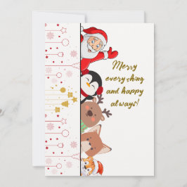 Convites Christmas Greetings Card