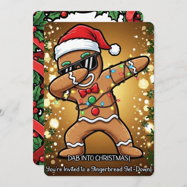 Convites Christmas Party (Frente/Verso)