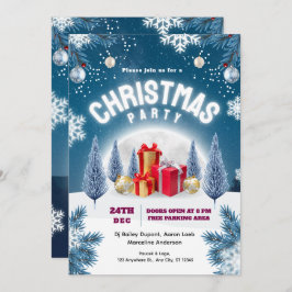 Convites Christmas Party Event Flyer