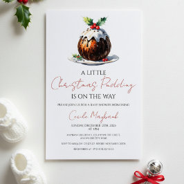 Convites Christmas Themed Baby Shower Invitation
