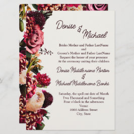 Convites Chrysanthemum na Snow White