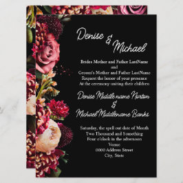 Convites Chrysanthemum na Snow White