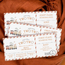 Chugga Dois Bilhetes De Comboio Segundo Aniversári