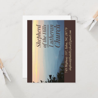 Convites Church Notecard for Shepherd of Colinas