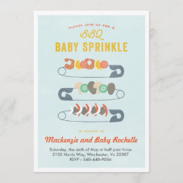 Convites Churrasco bebê