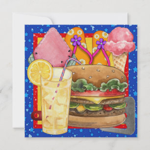 Convites CHURRASCO - Cookout - Festa! SRF