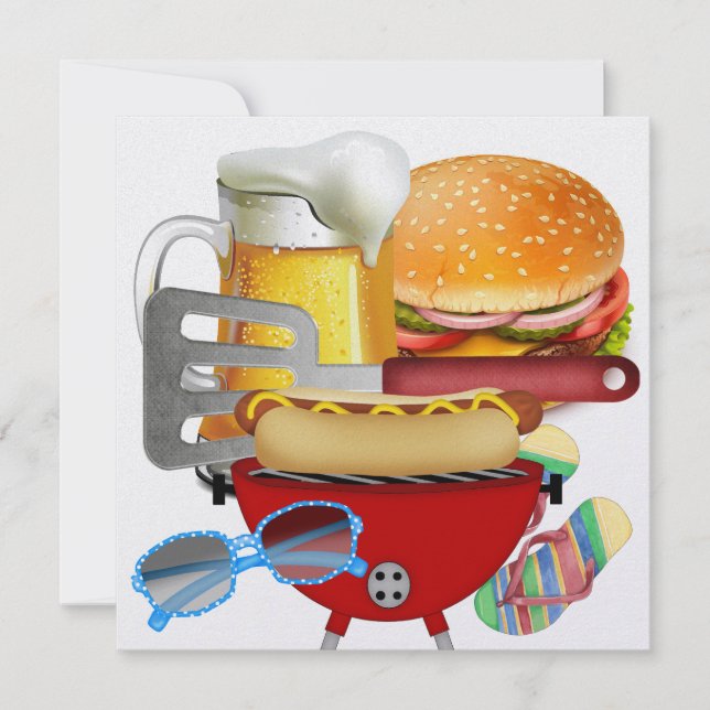 Convites Churrasco de 4 de Julho (Frente)