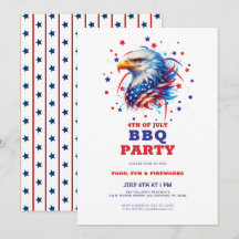 Churrasco de Águia Americana Patriótica