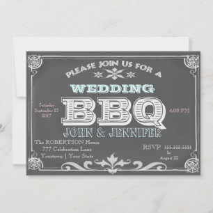 Convites CHURRASCO De Casamento