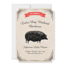 Churrasco de Dia do Trabalho Piquenique Porco Vint