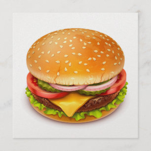 Convites Churrasco de Hambúrguer no Dia 4 de Julho - Convit