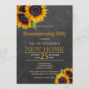 Convites Churrasco de limpeza de casa no outono