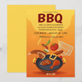 Convites Churrasco  Dia de Churrasco  Verão  Festa