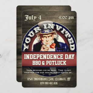 Convites Churrasco do Dia da Independência