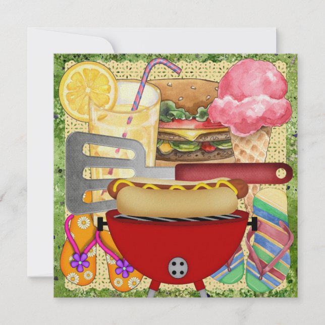 Convites CHURRASCO - Festa do Fim do Ano! SRF (Frente)