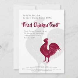 Convites CHURRASCO ou piquenique de Fazenda do Dia da Indep