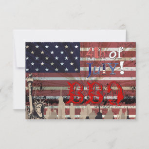 Convites CHURRASCO PixDezines, 4 de julho