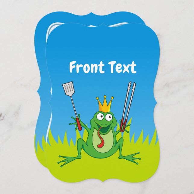 Convites CHURRASCO Prince (Frente/Verso)