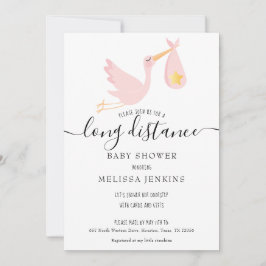 Convites Chuva / Aspersão à Distância pelo Correio Rosa