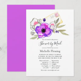 Convites Chuva de água Floral Casamento ou Chuveiro de Bebê