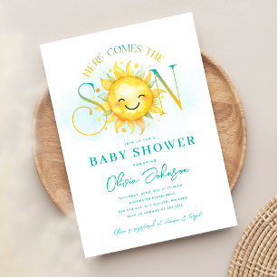 Convites Chuva de Amor Aqui Vem o Filho Chá de Bebê