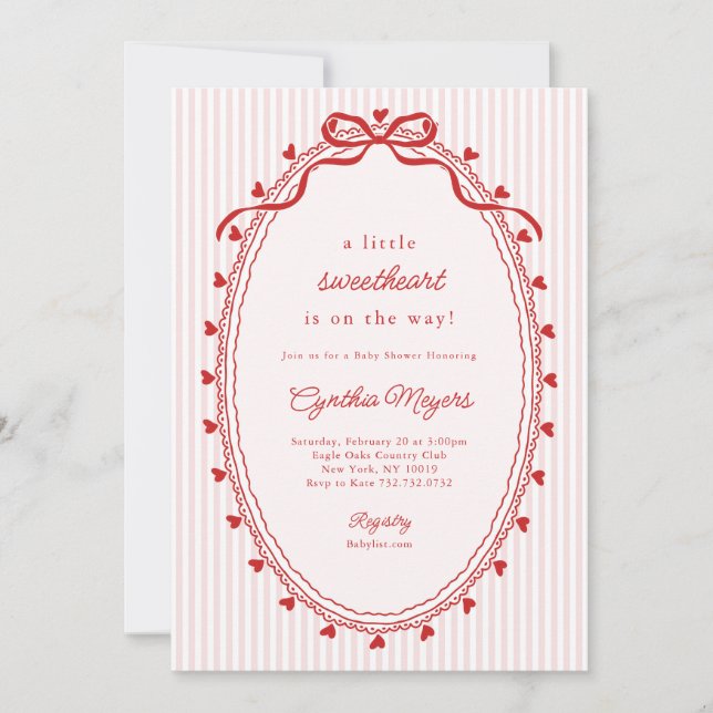 Convites Chuva de Amor Baby Shower (Frente)