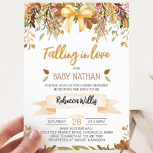 Convites Chuva de Amor Baby Shower