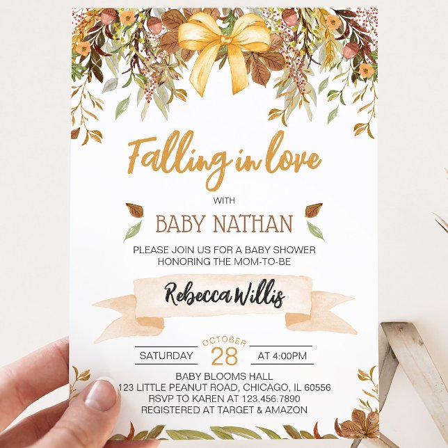 Convites Chuva de Amor Baby Shower (Criador carregado)