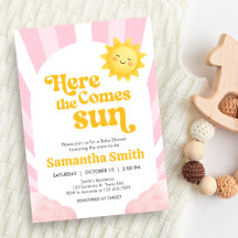Chuva de Amor: Baby Shower Aqui Vem o Sol