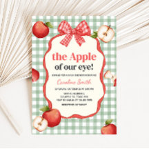 Chuva de Amor: Baby Shower da Maçã Gingham