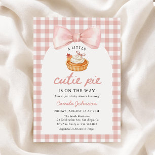 Convites Chuva de Amor Baby Shower Outono Pequena Torta com