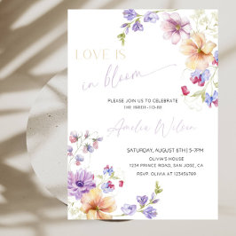 Convites Chuva de Amor Chá de Noiva - Jardim Floral Noiva