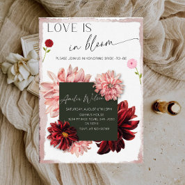 Convites Chuva de Amor Chá de Noiva - Noiva Floral Jardim